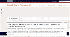 Desktop Screenshot of jagatgururampalji.org